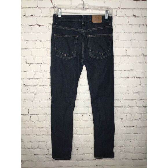 VANS Mens jeans 29X18 Dark Blue Denim Regular Fit Straight Vans Off The Wall - Picture 11 of 11